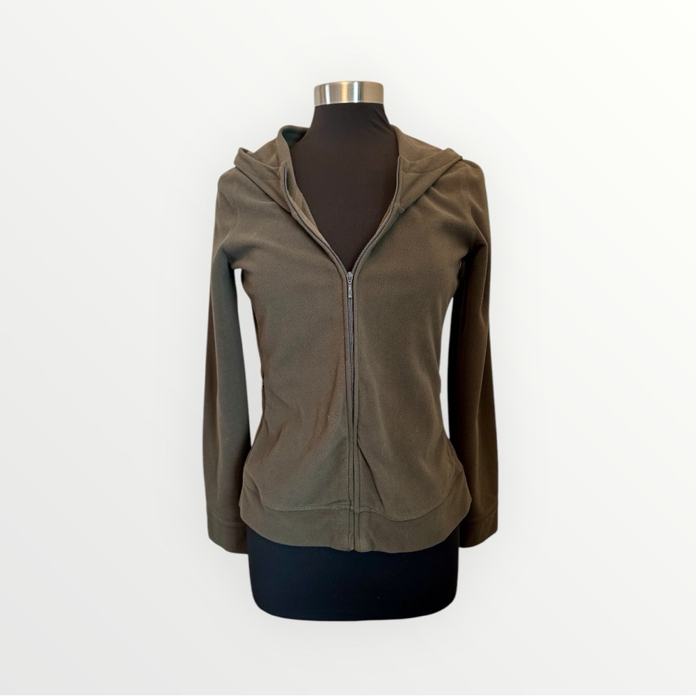 REI Olive Green Zip-Up Hoodie
